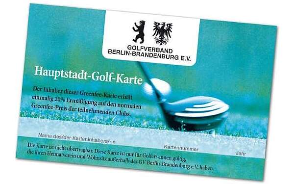 Hauptstadt-Golf-Karte