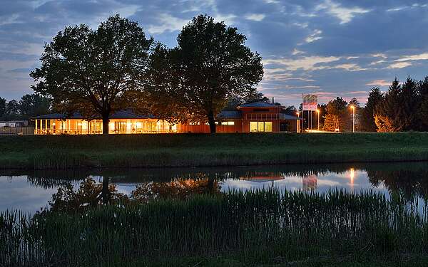 Traumhaus am Abend