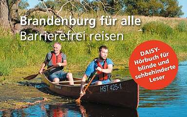 Umschlag DAISY Hoerbuch Brandenburg fuer alle Barrierefrei reisen