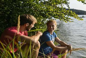Entspannte Pause am Stechlinsee