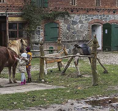 Kinder auf Rüsterhof
