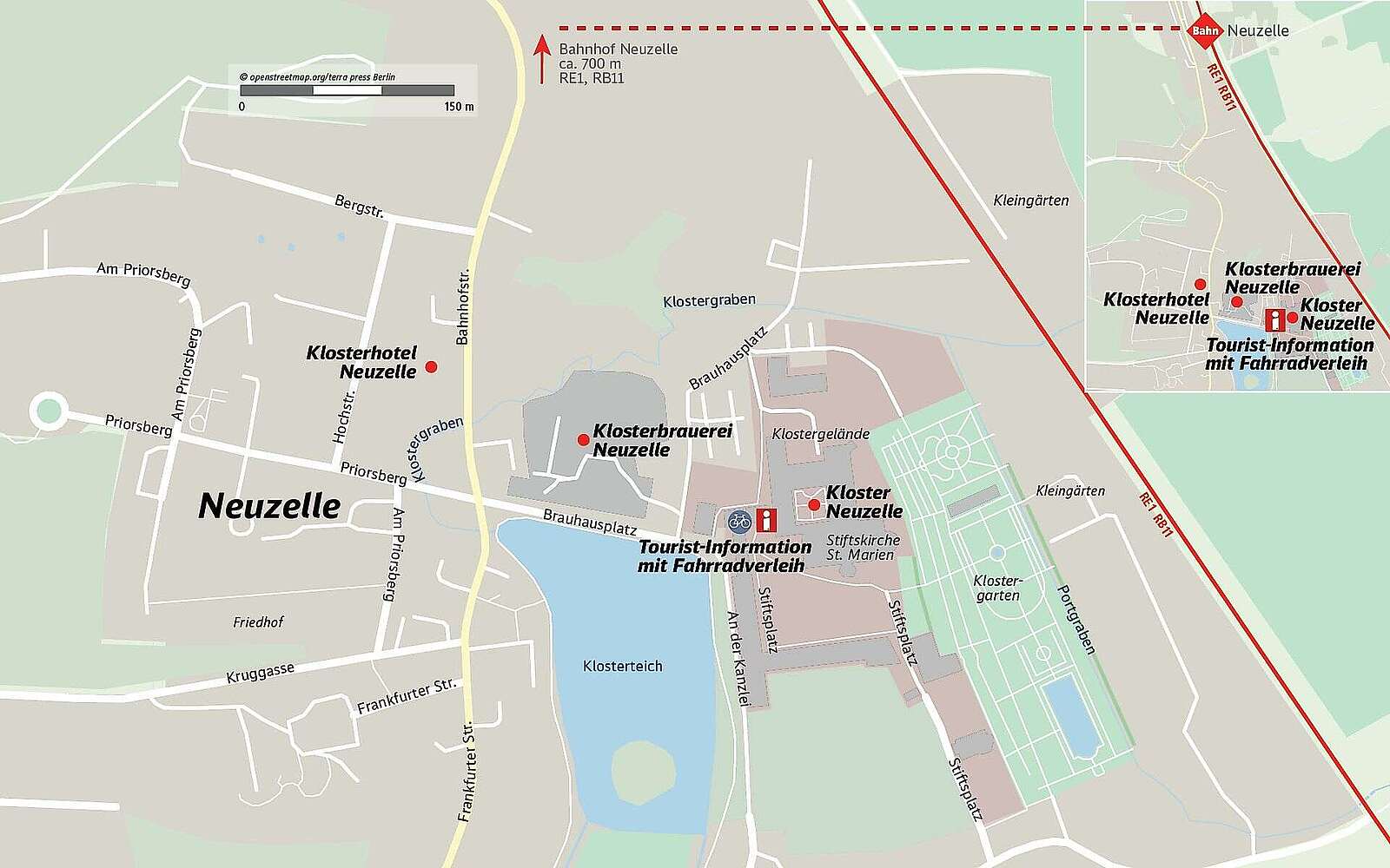 DB-Reformationsausflüge Karte Neuzelle
