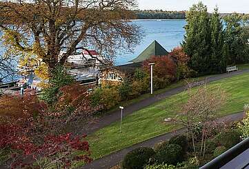Blick vom HausRheinsberg über den Grienericksee