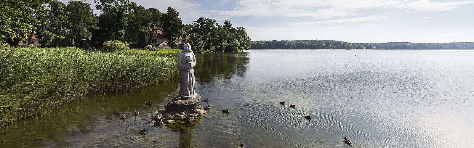 Nonnenfigur im Wutzsee