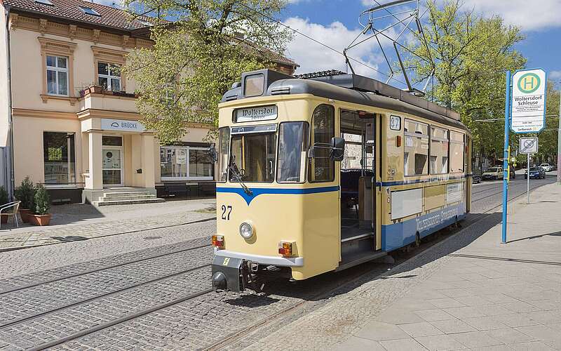 Historische Straßenbahn in Woltersdorf