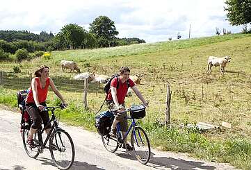 Radfahrer bei Lychen