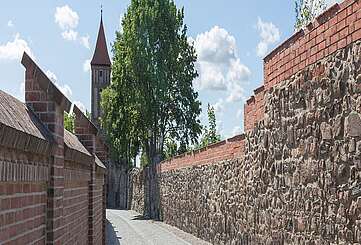 Die alte Stadtmauer von Jüterbog