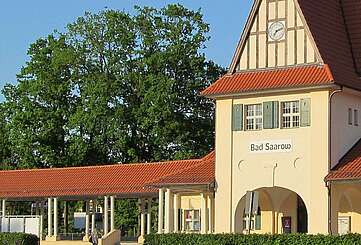 Bahnhofsgebäude in Bad Saarow