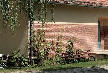 Blick auf das Kolonisten Kaffee in Neulietzegöricke