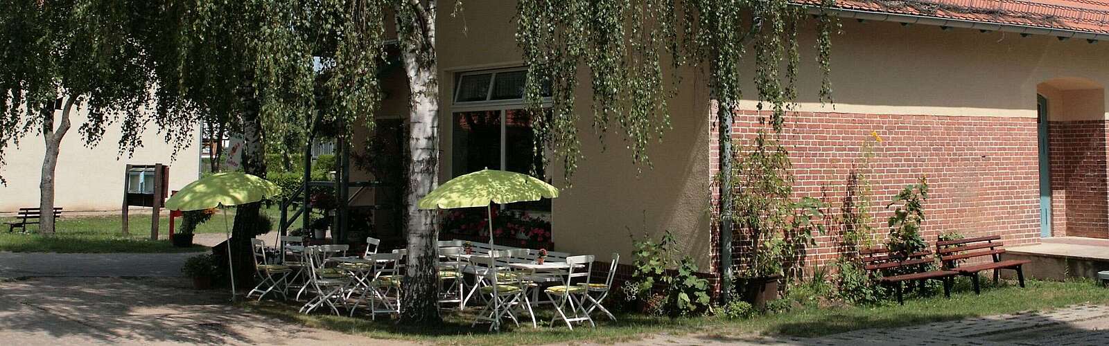 Blick auf das Kolonisten Kaffee in Neulietzegöricke