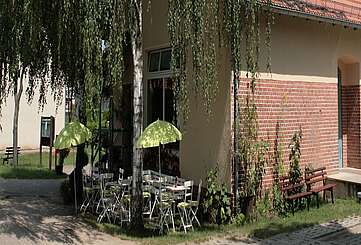 Blick auf das Kolonisten Kaffee in Neulietzegöricke
