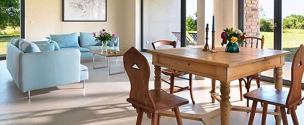 Ferienwohnung Sandblau im Gut Fergitz am See