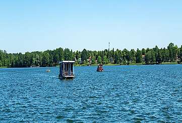 Hausboot auf dem Ruppiner See
