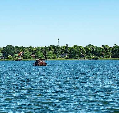 Hausboot auf dem Ruppiner See