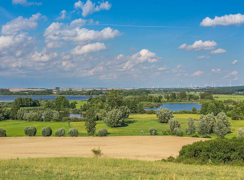 Der Drei-Seen-Blick bei Potzlow