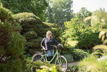 Katja Goldhahn auf der Freundschaftsinsel