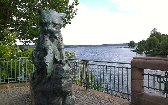 Havelblick vor der Gaststätte Baumgartenbrück in Geltow