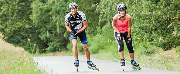 Auf Skates durch den Fläming