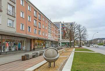 Innenstadt der DDR-Planstadt Eisenhüttenstadt