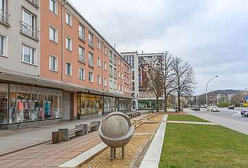 Innenstadt der DDR-Planstadt Eisenhüttenstadt