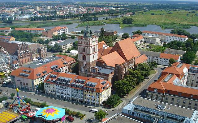 Luftbild von Frankfurt Oder