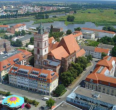 Luftbild von Frankfurt Oder