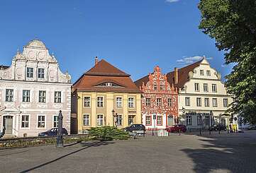 Marktplatz in Luckau