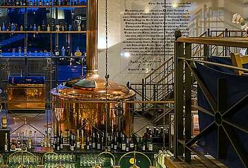 Innenansicht der Spreewaldbrauerei