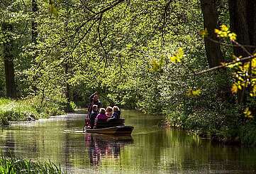 Kahnfahrt durch die Spreewaldfließe
