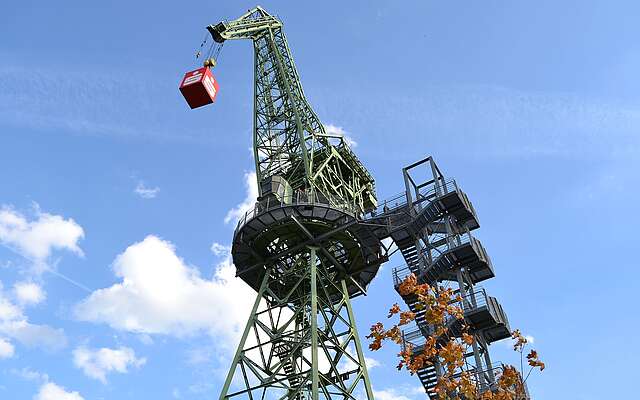 Kran im Familiengarten Eberswalde