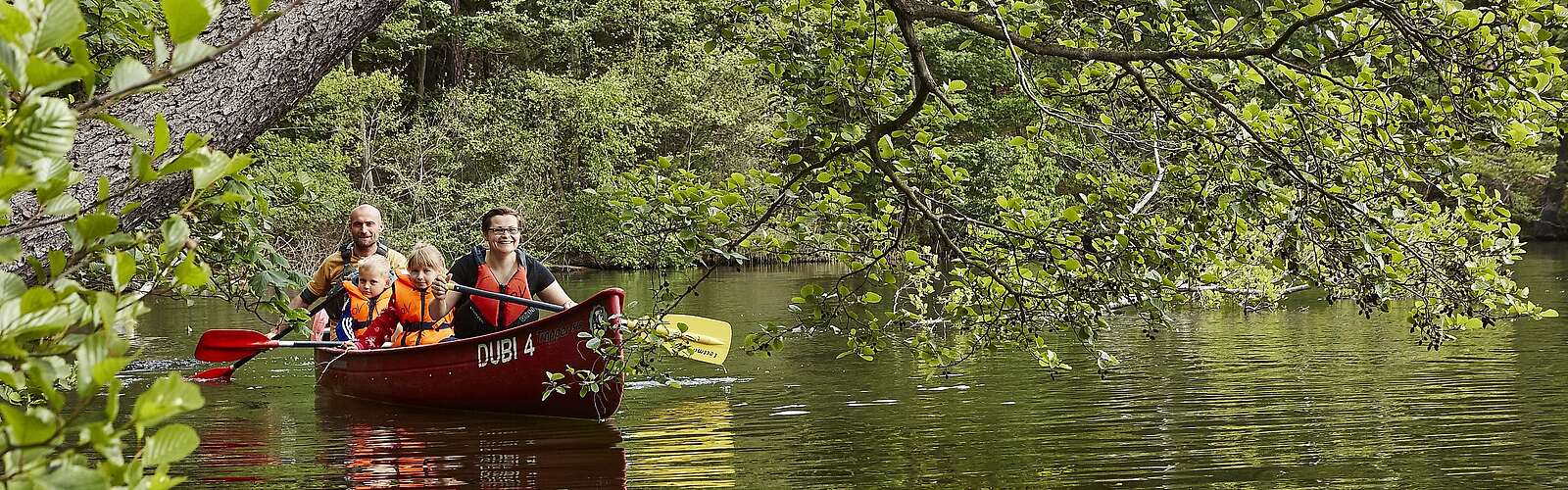 Paddler auf den Dahme-Heideseen