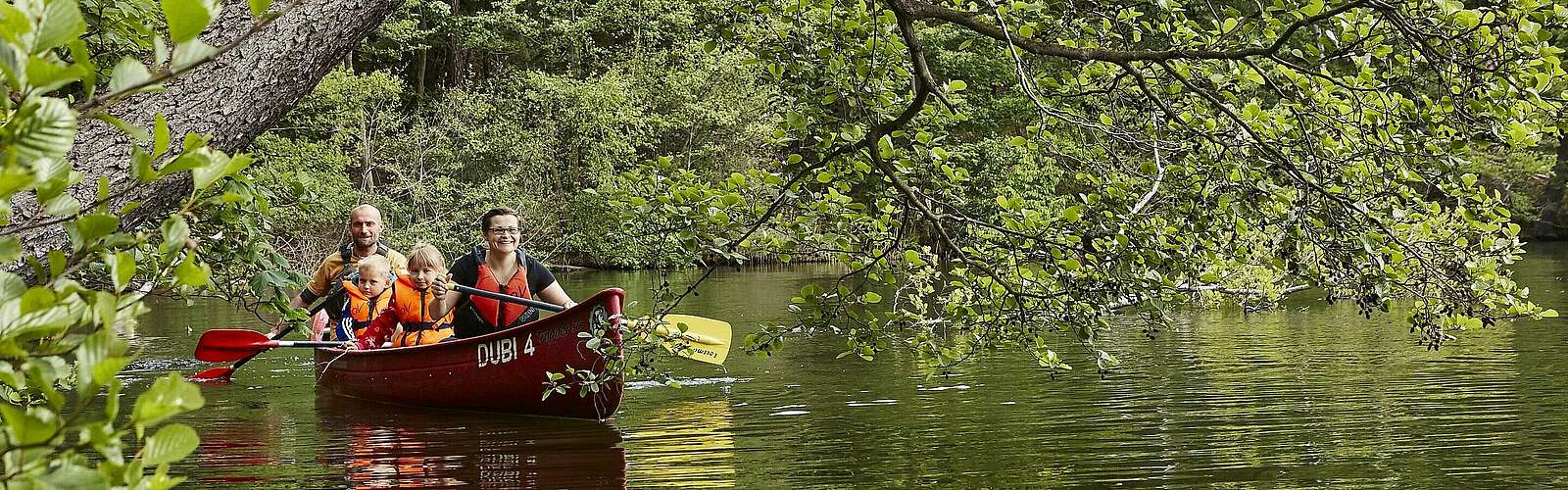 Paddler auf den Dahme-Heideseen