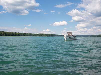 Ausflugsschiff auf dem Werbellinsee