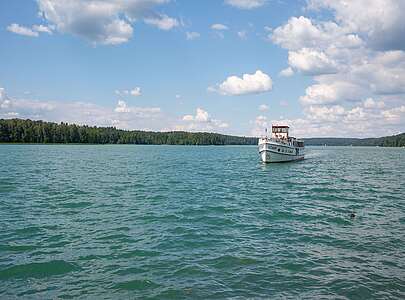 Ausflugsschiff auf dem Werbellinsee