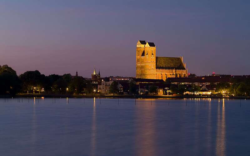 St. Marienkirche im Abendlicht