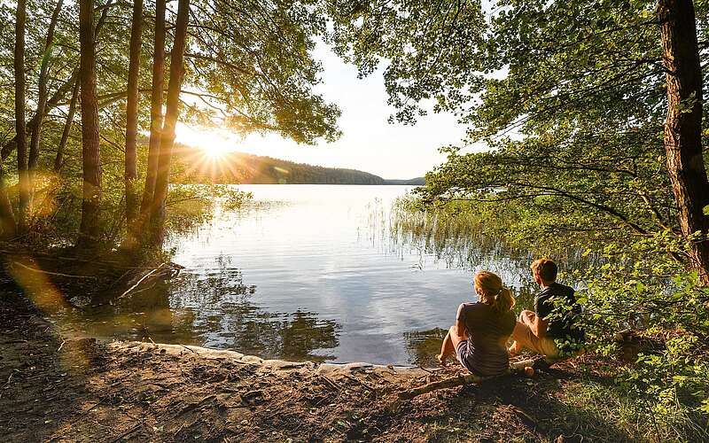 Wanderer am Roofensee