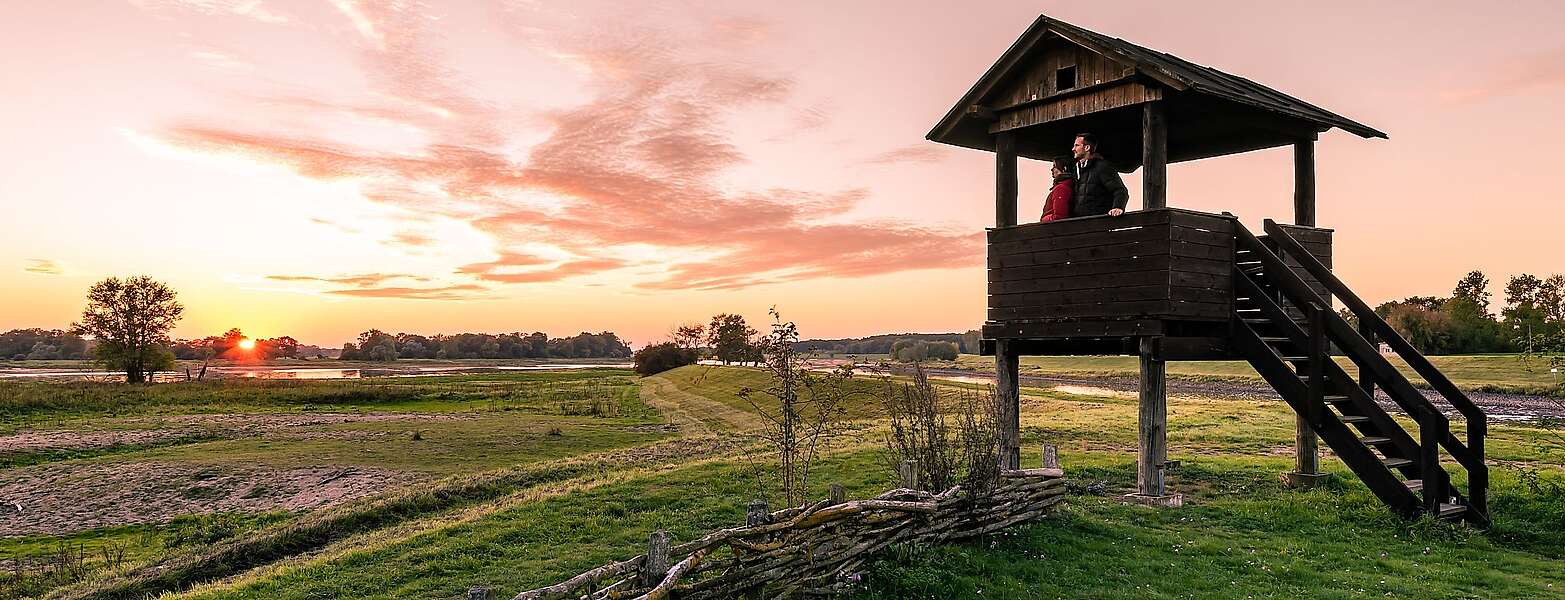 Gnevsdorfer Wehr an der Elbe
