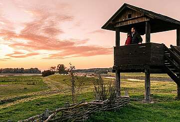 Gnevsdorfer Wehr an der Elbe