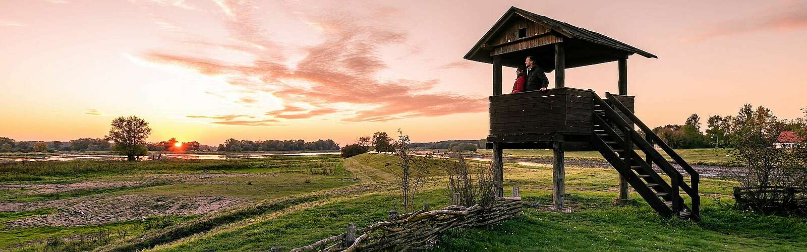 Gnevsdorfer Wehr an der Elbe