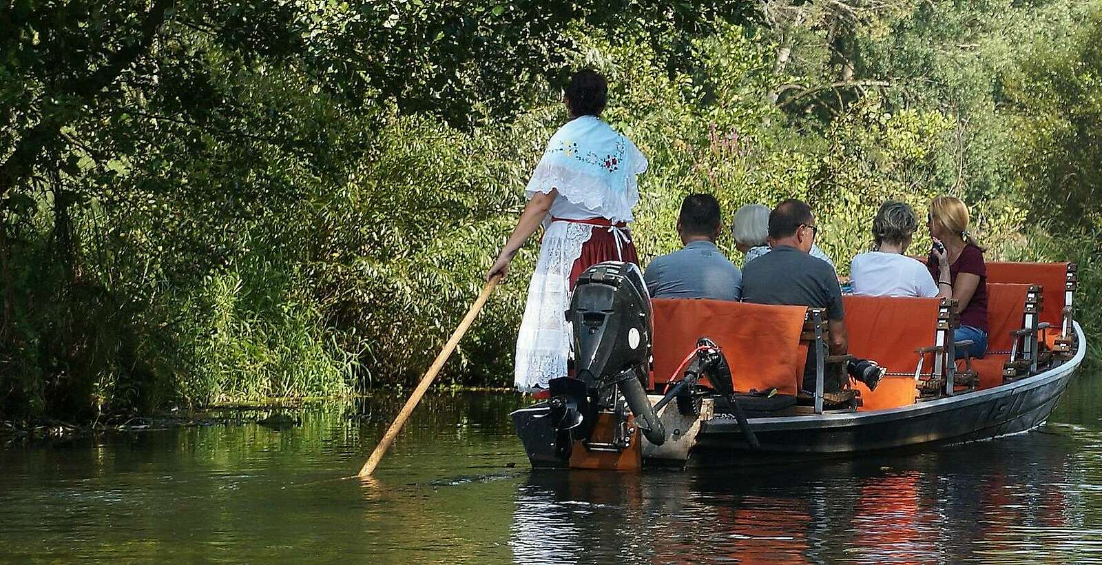 Kahnfahrt im Spreewald Schlepzig Hauptspree