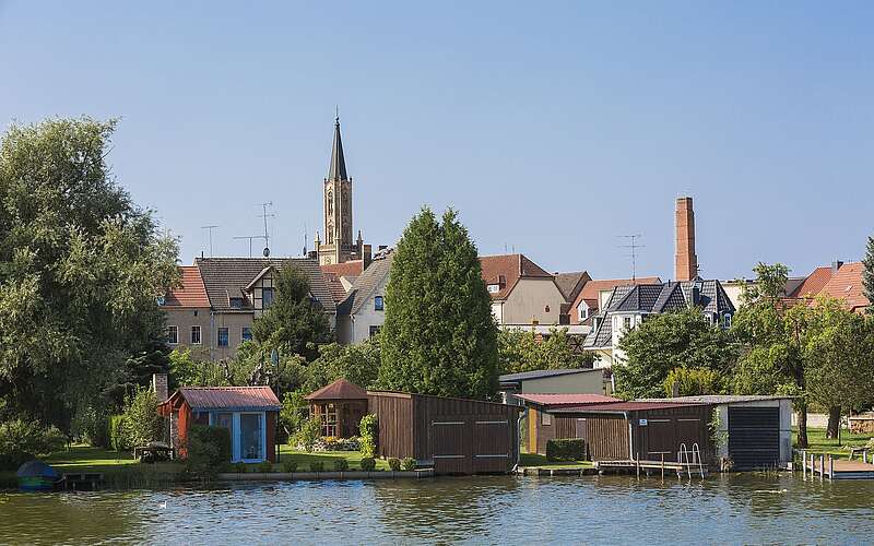 Blick auf Fürstenberg/Havel