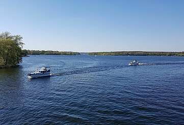 Mit dem Boot unterwegs auf der Havel