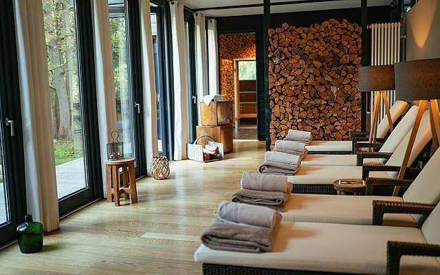 Spa-Bereich im Strandhaus Lübben