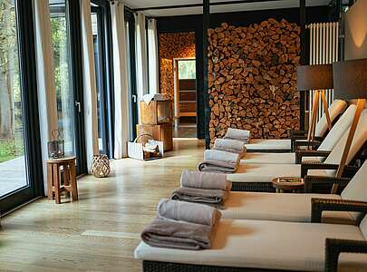 Spa-Bereich im Strandhaus Lübben