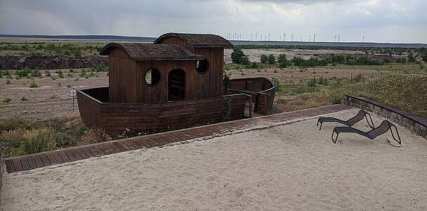 Am zukünftigen Ostsee in Cottbus