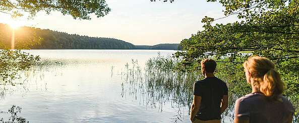 Wanderer am Roofensee