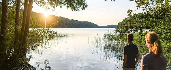 Wanderer am Roofensee