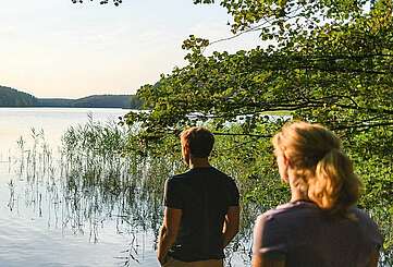 Wanderer am Roofensee
