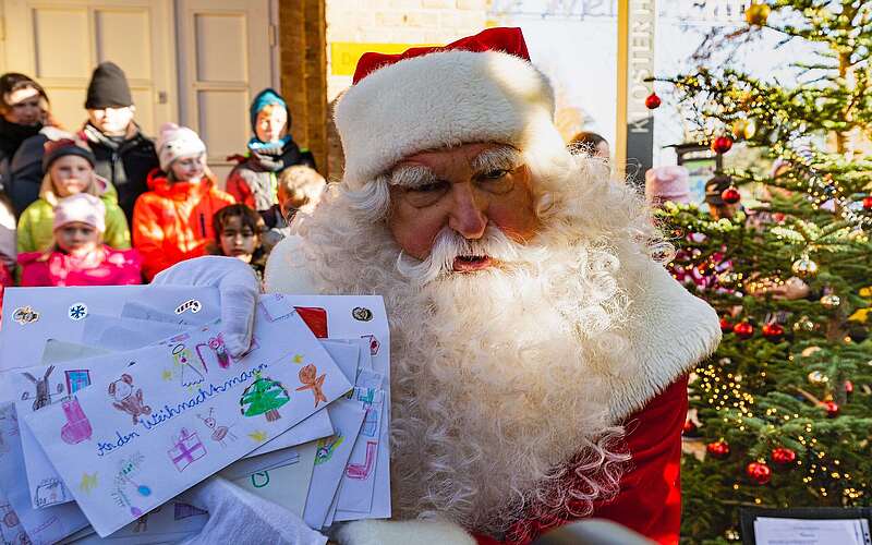 Weihnachtsmann in Himmelpfort