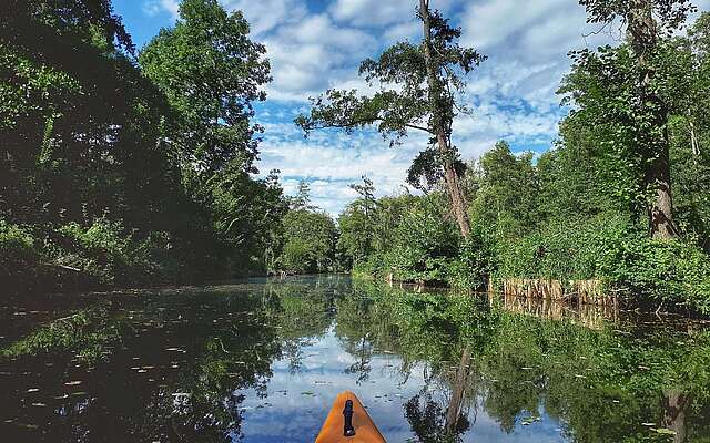 Paddeltour auf dem Galluner Kanal